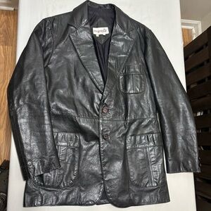McGregor Black Leather Jacket